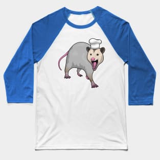 Opossum Cook Chef hat Baseball T-Shirt